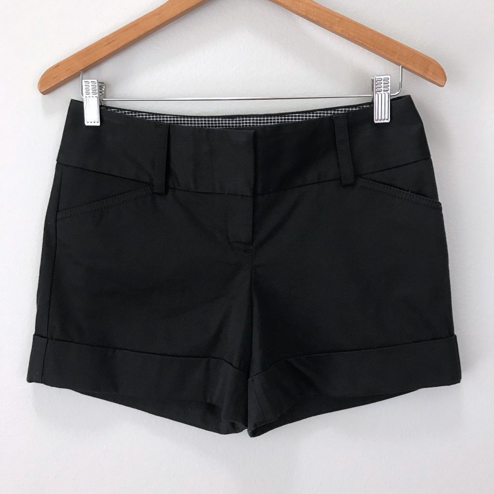 Express Design Studio Black Chino Shorts
